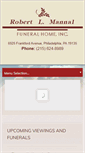 Mobile Screenshot of mannalfuneralhome.com